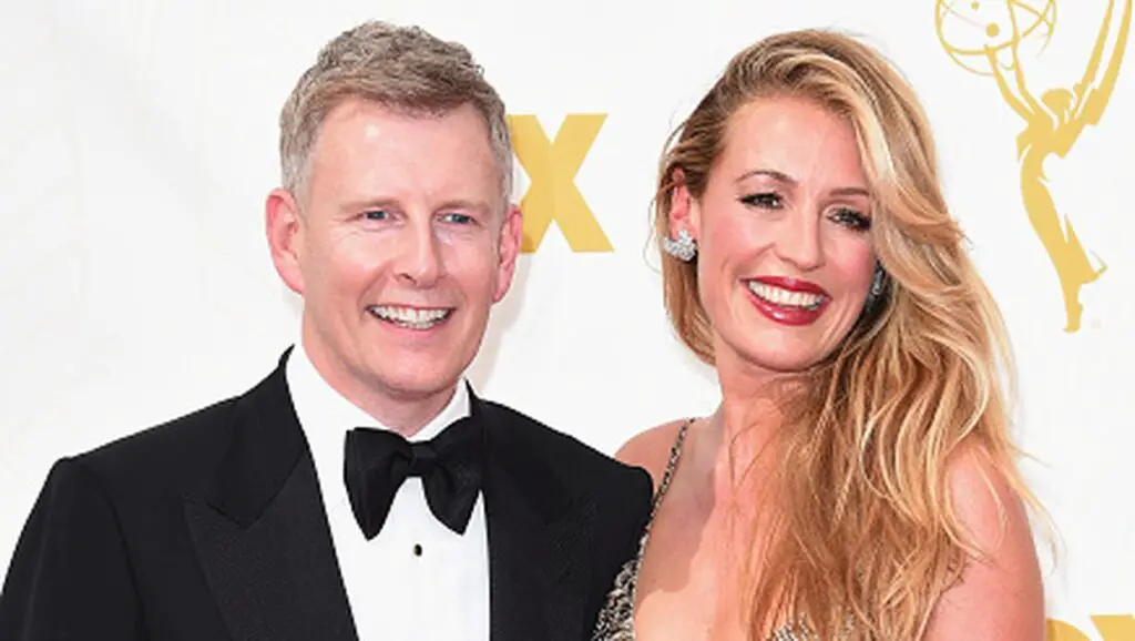 Patrick Kielty and his wife